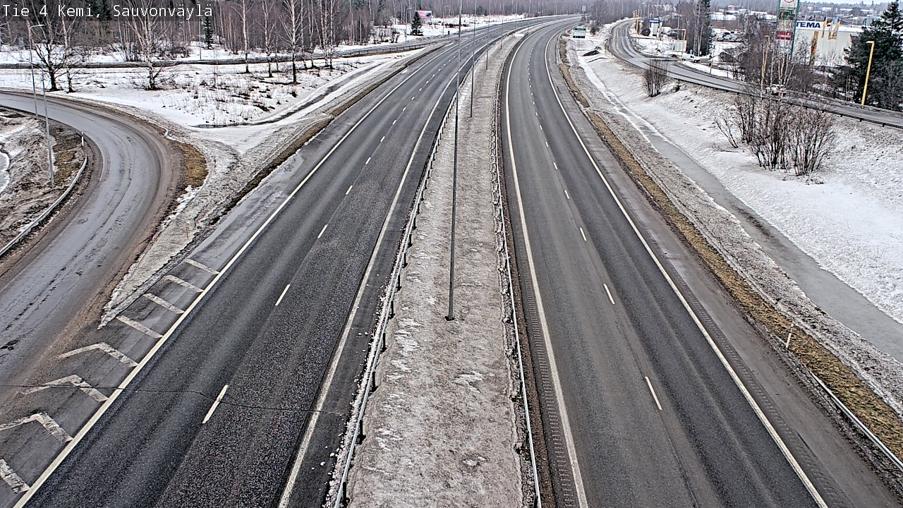 Kelikamerat Kuva Tie 4 Kemi, Sauvonväylä, Kemi, Lappi