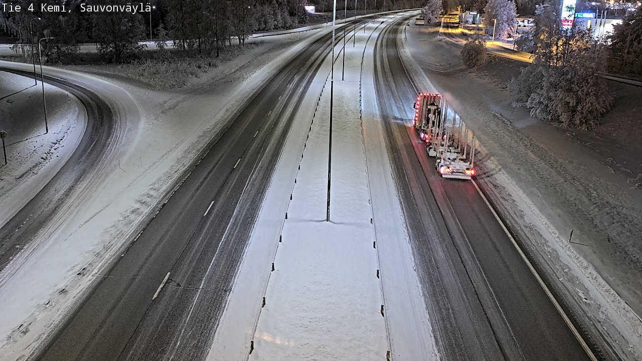 Kelikamerat Kuva Tie 4 Kemi, Sauvonväylä, Kemi, Lappi
