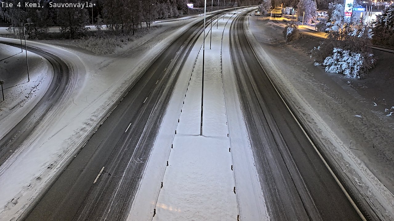 Kelikamerat Kuva Tie 4 Kemi, Sauvonväylä, Kemi, Lappi