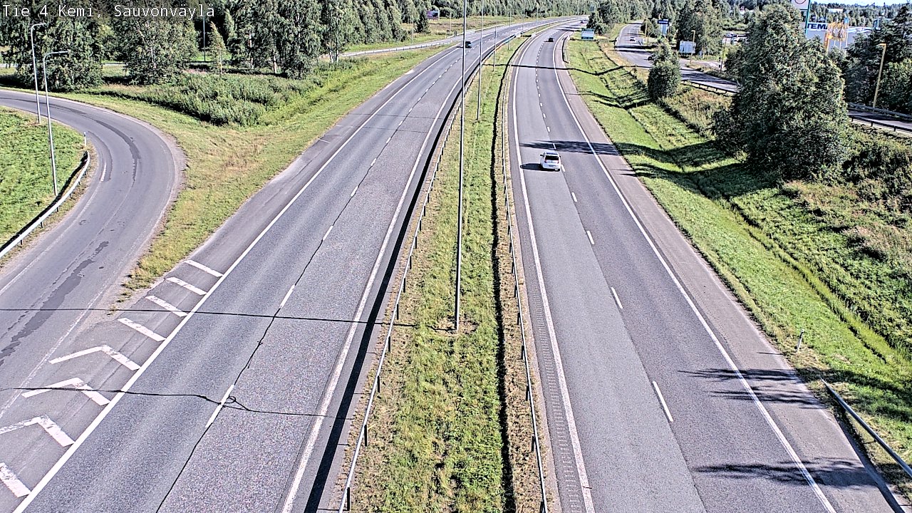 Kelikamerat Kuva Tie 4 Kemi, Sauvonväylä, Kemi, Lappi