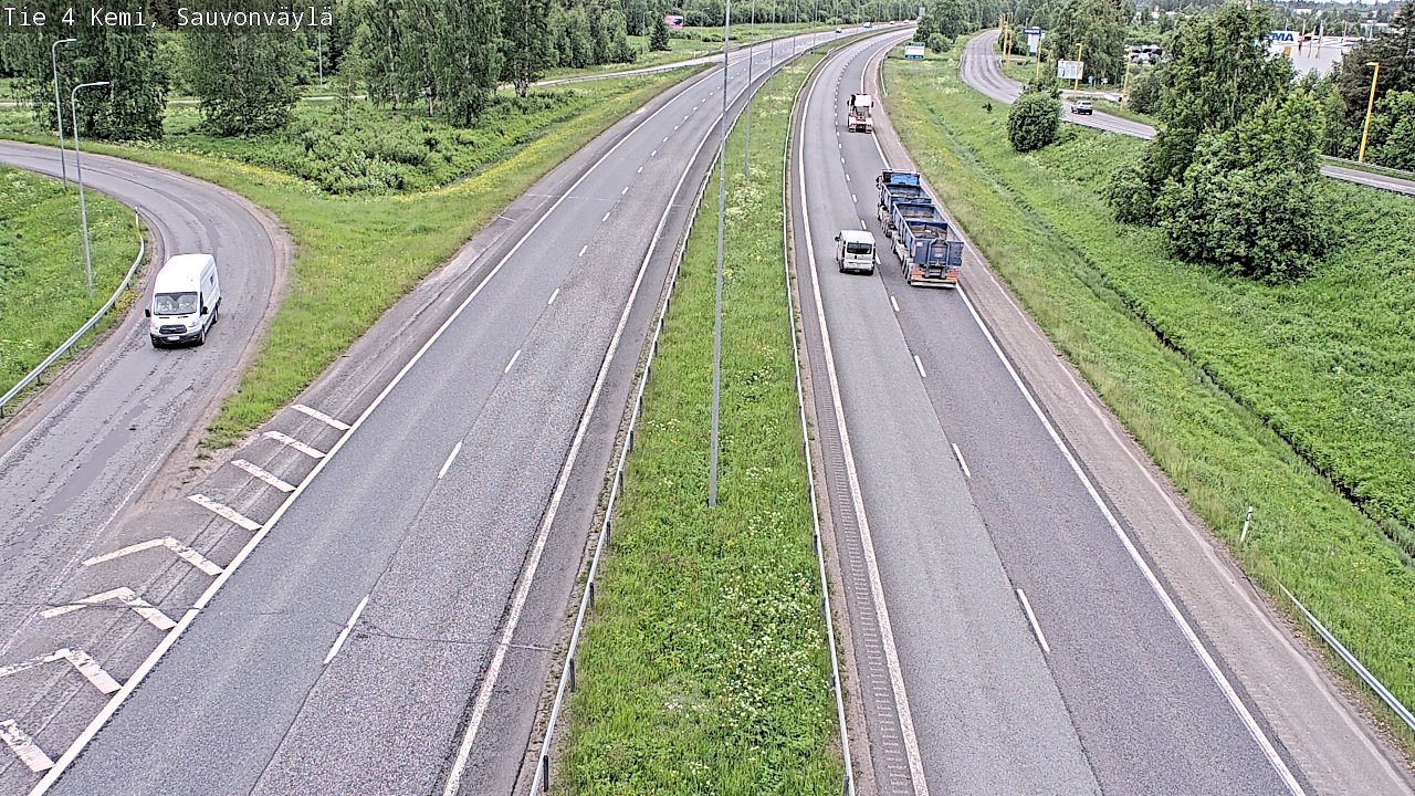 Kelikamerat Kuva Tie 4 Kemi, Sauvonväylä, Kemi, Lappi
