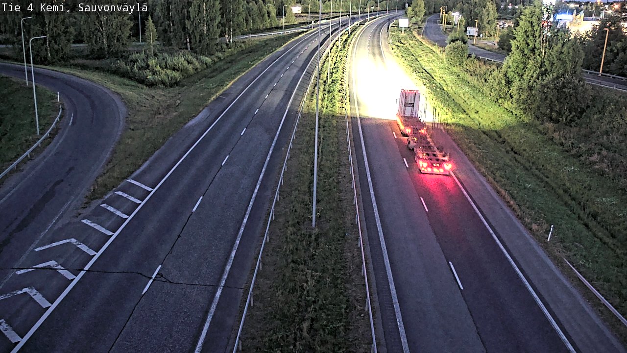 Kelikamerat Kuva Tie 4 Kemi, Sauvonväylä, Kemi, Lappi