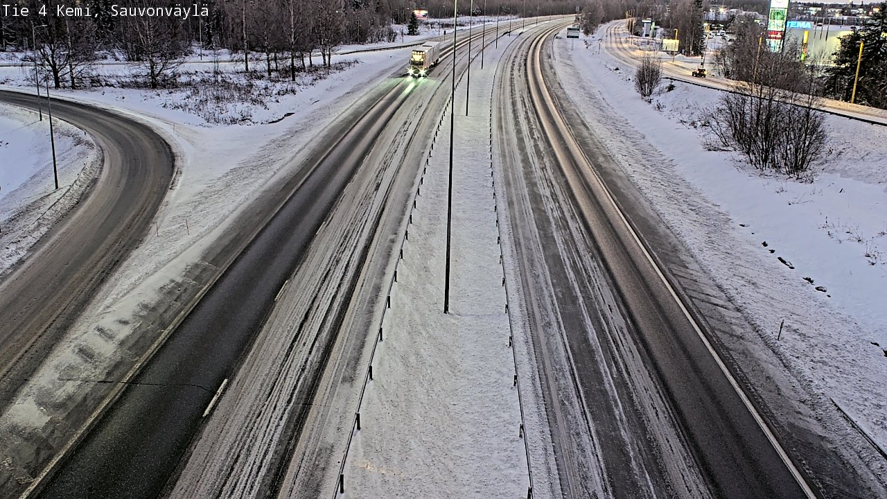 Weather Camera Image Road 4 Kemi, Sauvonväylä, Kemi, Lappi