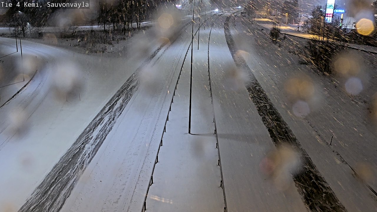 Kelikamerat Kuva Tie 4 Kemi, Sauvonväylä, Kemi, Lappi