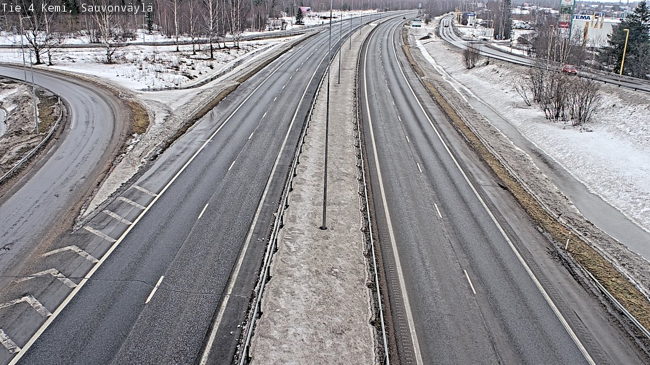 Weather Camera Image Road 4 Kemi, Sauvonväylä, Kemi, Lappi