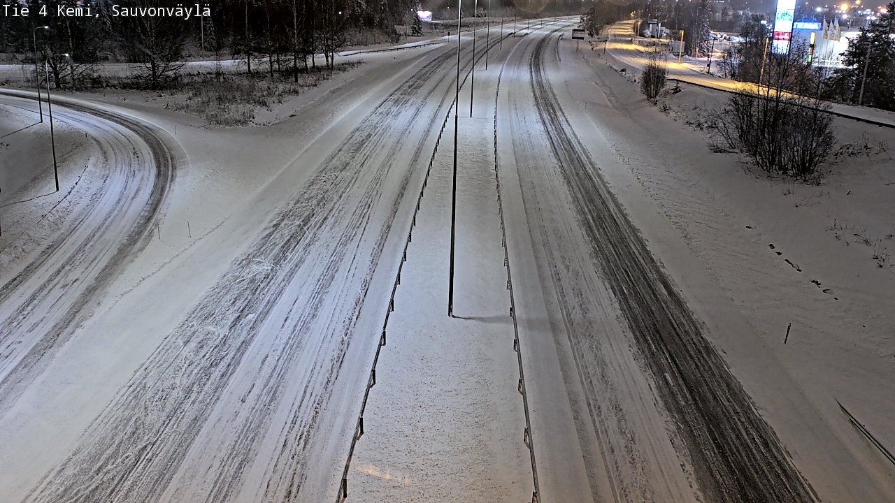 Kelikamerat Kuva Tie 4 Kemi, Sauvonväylä, Kemi, Lappi