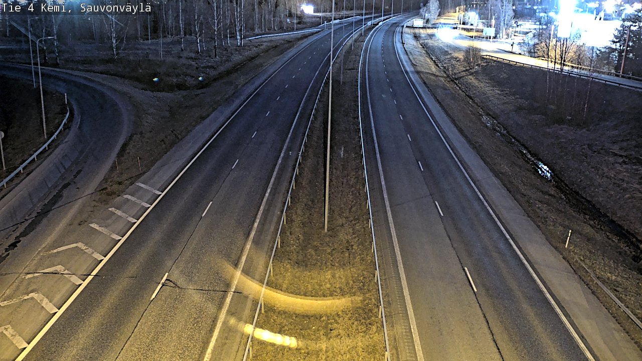 Weather Camera Image Road 4 Kemi, Sauvonväylä, Kemi, Lappi