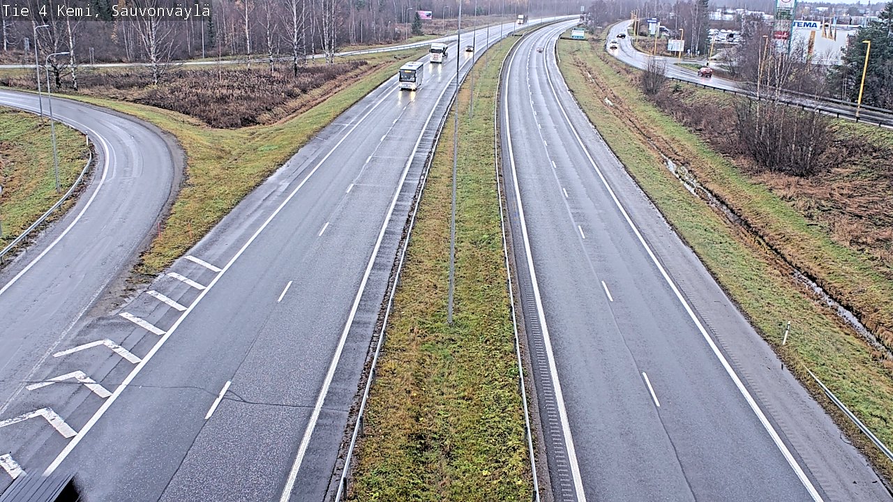 Kelikamerat Kuva Tie 4 Kemi, Sauvonväylä, Kemi, Lappi