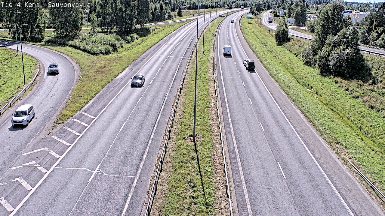 Weather Camera Image väg 4 Kemi, Sauvonväylä, Kemi, Lappi