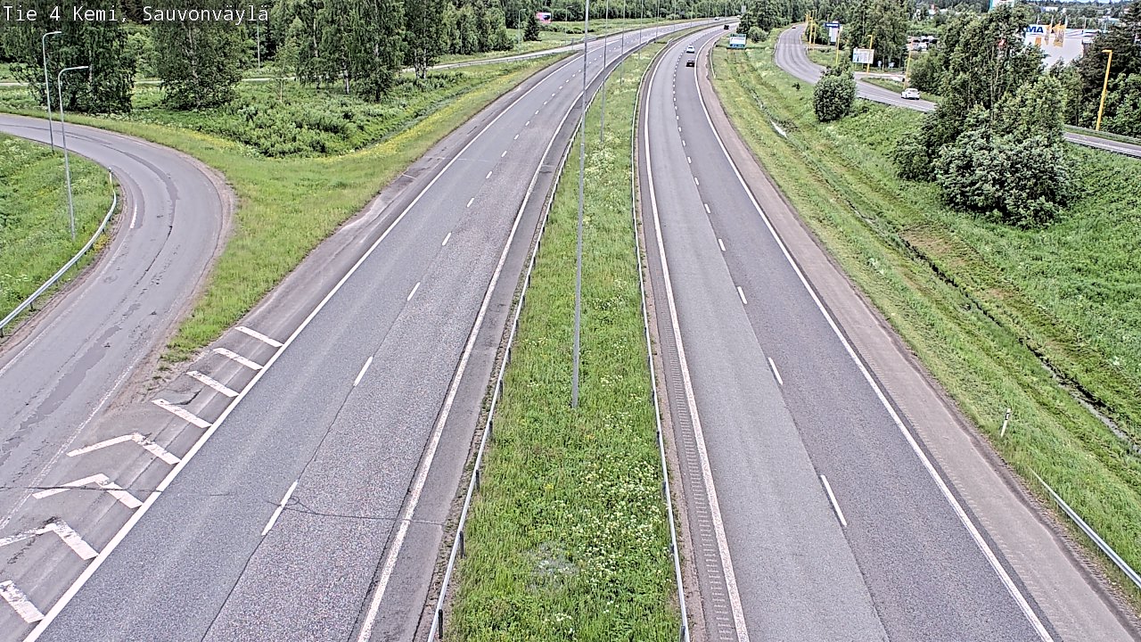 Kelikamerat Kuva Tie 4 Kemi, Sauvonväylä, Kemi, Lappi