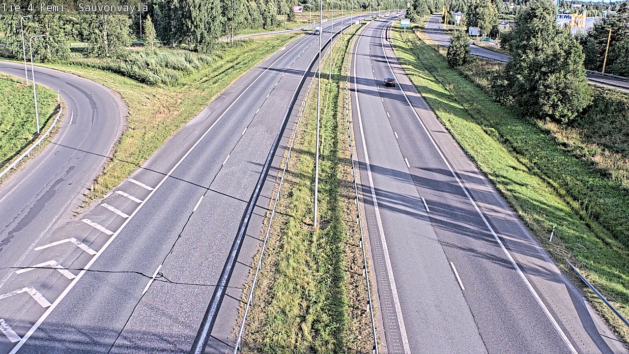 Kelikamerat Kuva Tie 4 Kemi, Sauvonväylä, Kemi, Lappi