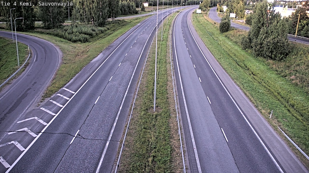 Kelikamerat Kuva Tie 4 Kemi, Sauvonväylä, Kemi, Lappi