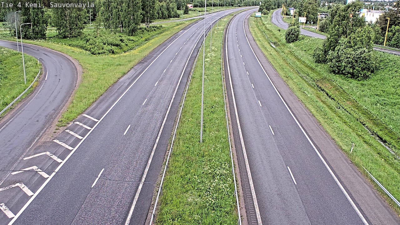 Kelikamerat Kuva Tie 4 Kemi, Sauvonväylä, Kemi, Lappi