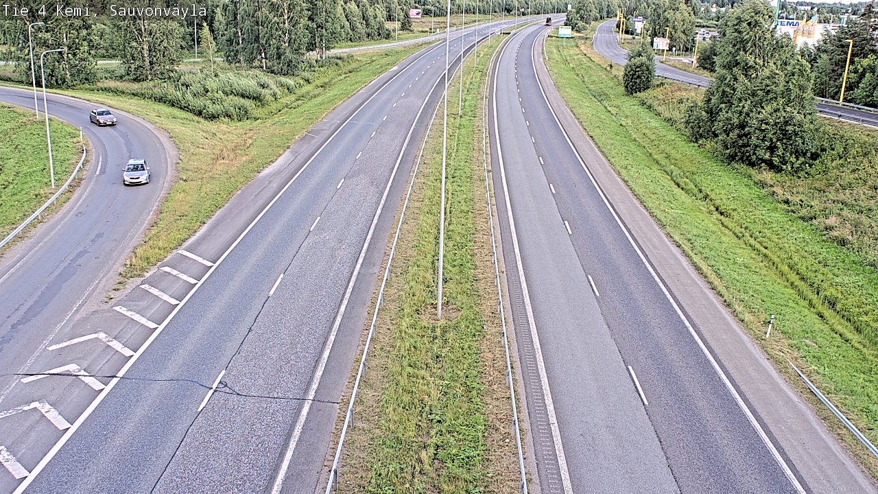 Kelikamerat Kuva Tie 4 Kemi, Sauvonväylä, Kemi, Lappi
