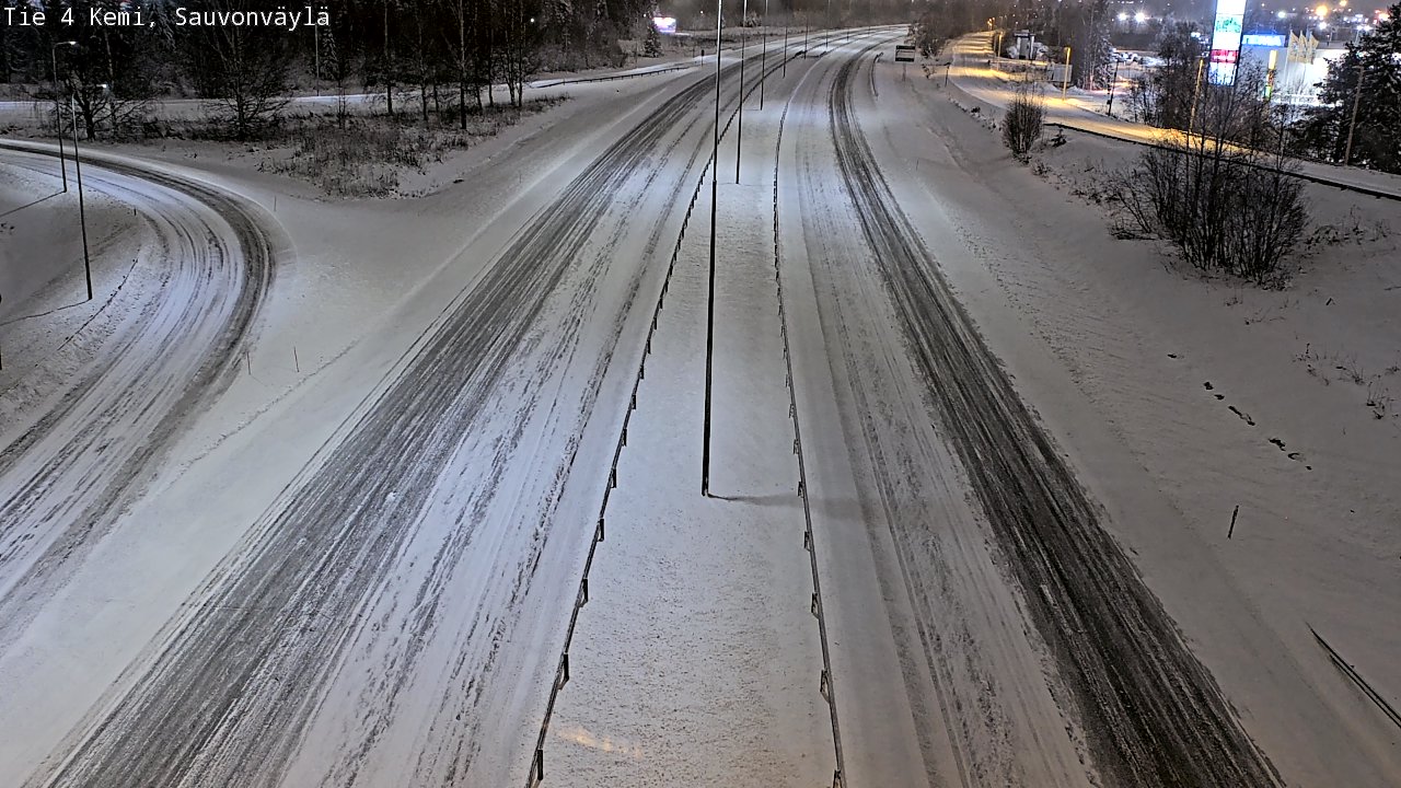 Kelikamerat Kuva Tie 4 Kemi, Sauvonväylä, Kemi, Lappi