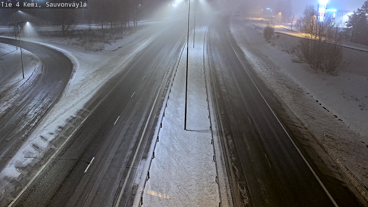 Weather Camera Image Road 4 Kemi, Sauvonväylä, Kemi, Lappi