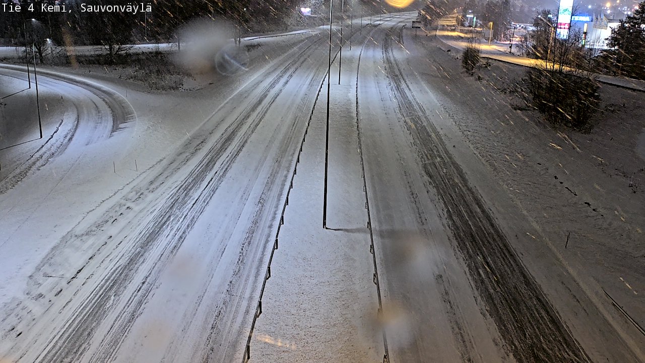 Kelikamerat Kuva Tie 4 Kemi, Sauvonväylä, Kemi, Lappi