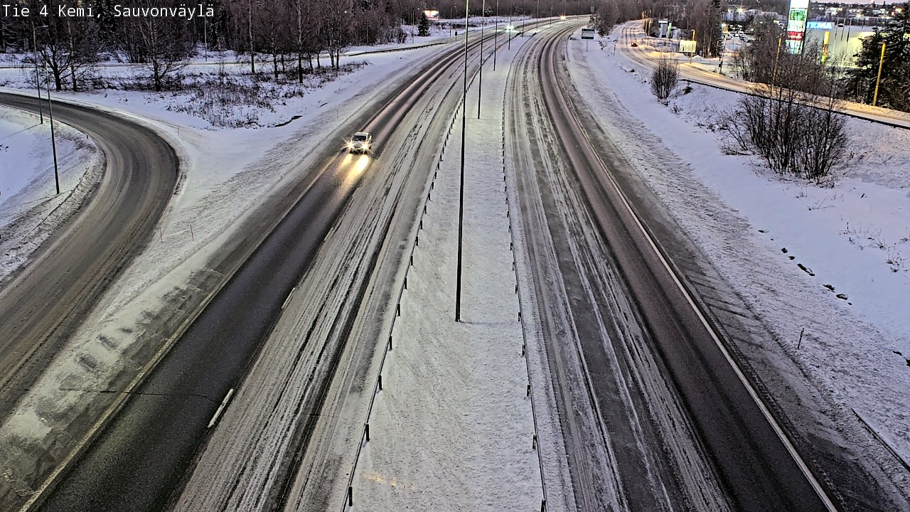Weather Camera Image Road 4 Kemi, Sauvonväylä, Kemi, Lappi