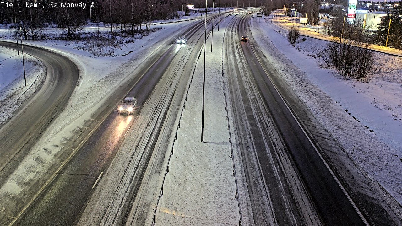 Weather Camera Image Road 4 Kemi, Sauvonväylä, Kemi, Lappi