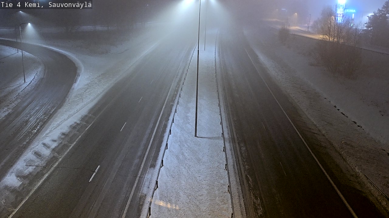 Weather Camera Image Road 4 Kemi, Sauvonväylä, Kemi, Lappi