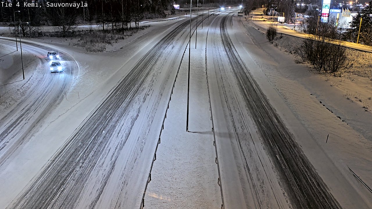 Kelikamerat Kuva Tie 4 Kemi, Sauvonväylä, Kemi, Lappi