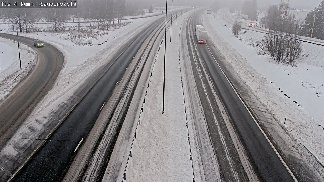 Weather Camera Image Road 4 Kemi, Sauvonväylä, Kemi, Lappi