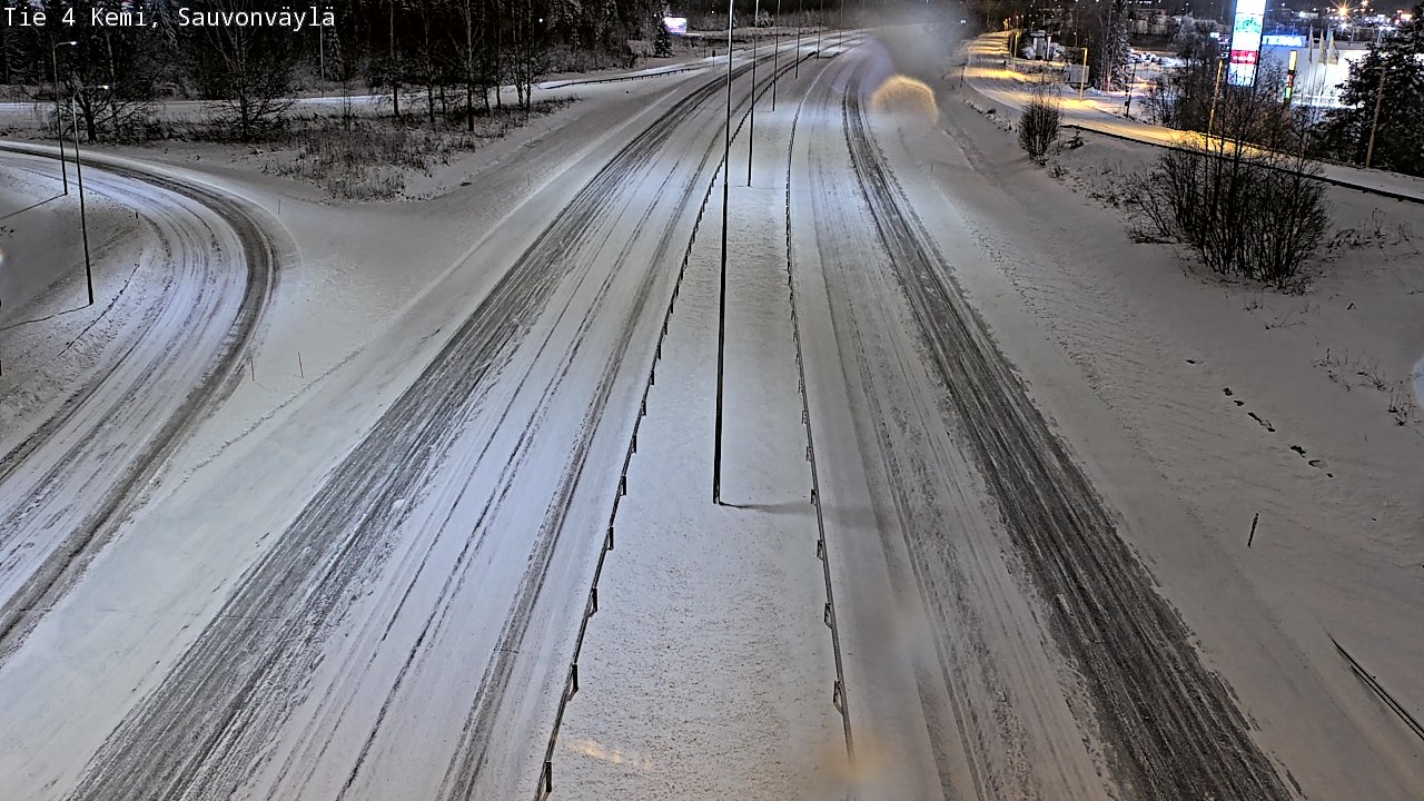 Kelikamerat Kuva Tie 4 Kemi, Sauvonväylä, Kemi, Lappi