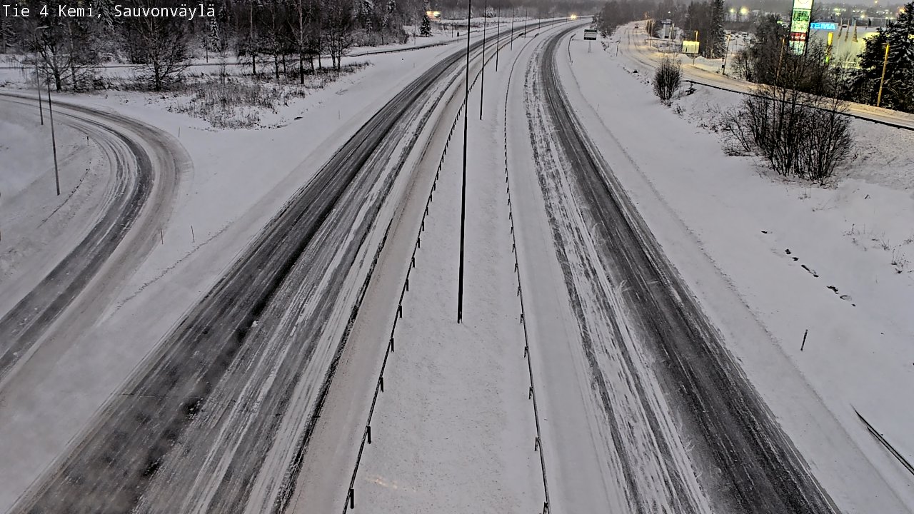 Kelikamerat Kuva Tie 4 Kemi, Sauvonväylä, Kemi, Lappi