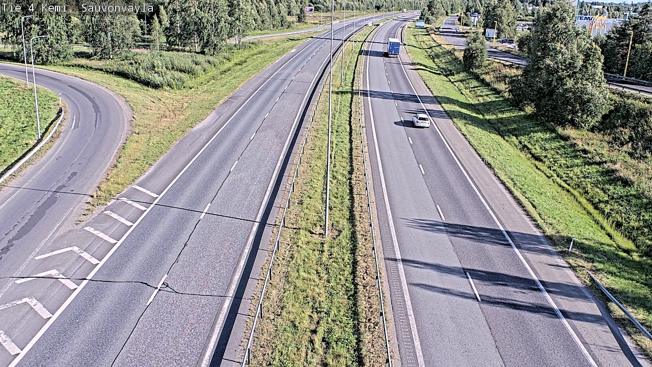 Kelikamerat Kuva Tie 4 Kemi, Sauvonväylä, Kemi, Lappi