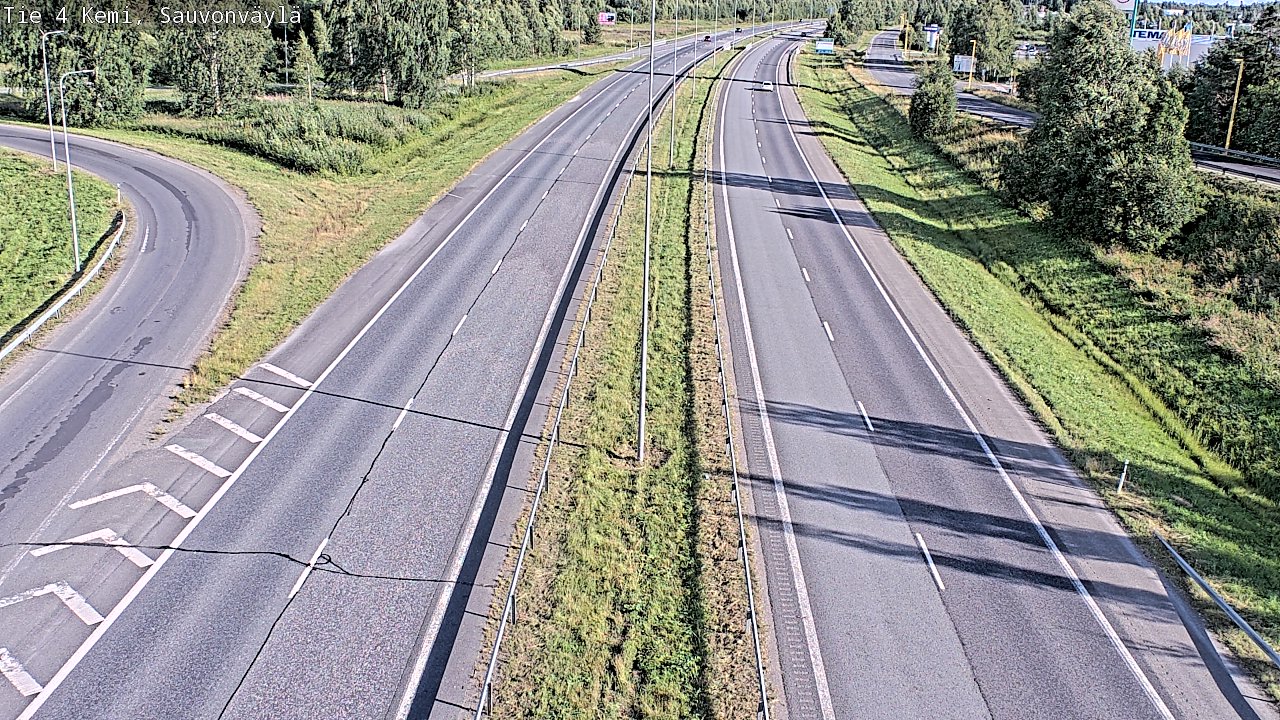 Kelikamerat Kuva Tie 4 Kemi, Sauvonväylä, Kemi, Lappi
