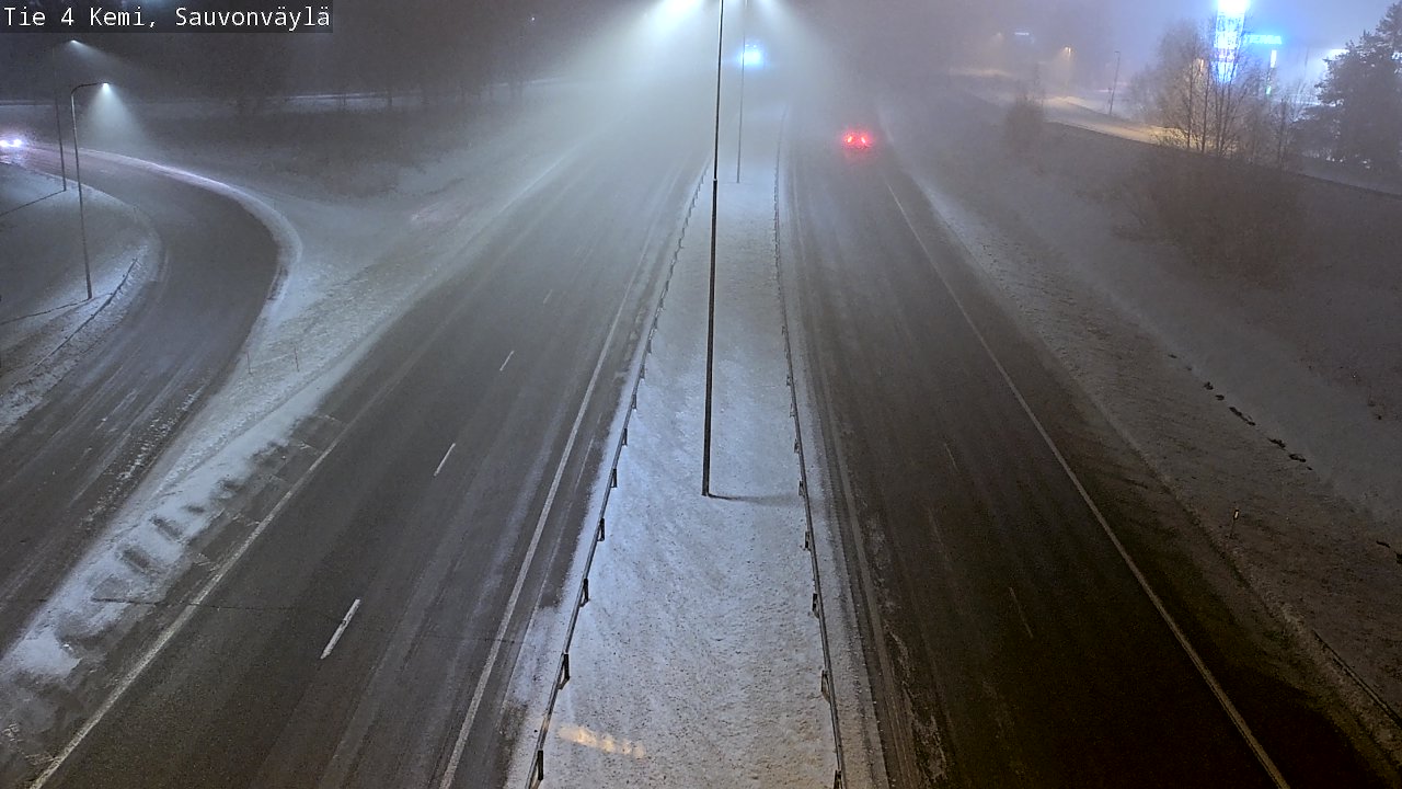 Weather Camera Image Road 4 Kemi, Sauvonväylä, Kemi, Lappi