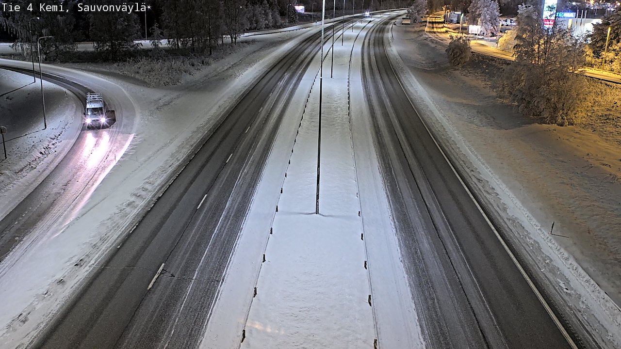 Kelikamerat Kuva Tie 4 Kemi, Sauvonväylä, Kemi, Lappi