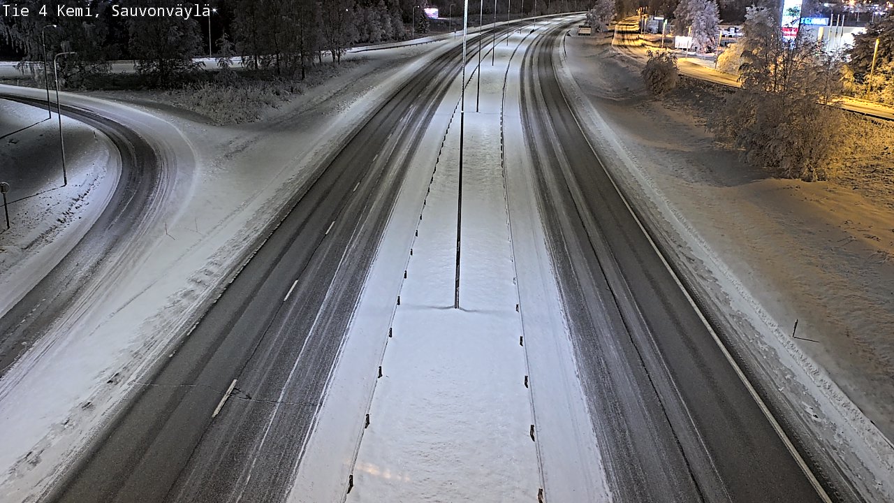 Kelikamerat Kuva Tie 4 Kemi, Sauvonväylä, Kemi, Lappi