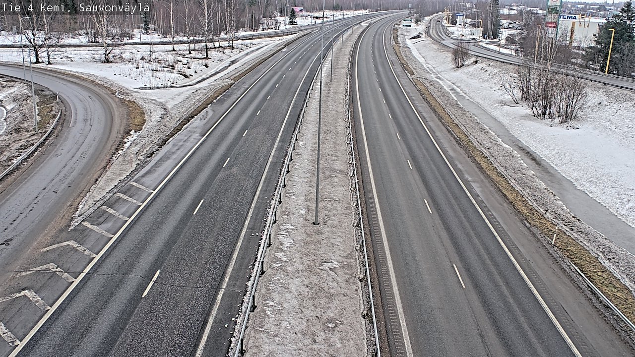 Kelikamerat Kuva Tie 4 Kemi, Sauvonväylä, Kemi, Lappi