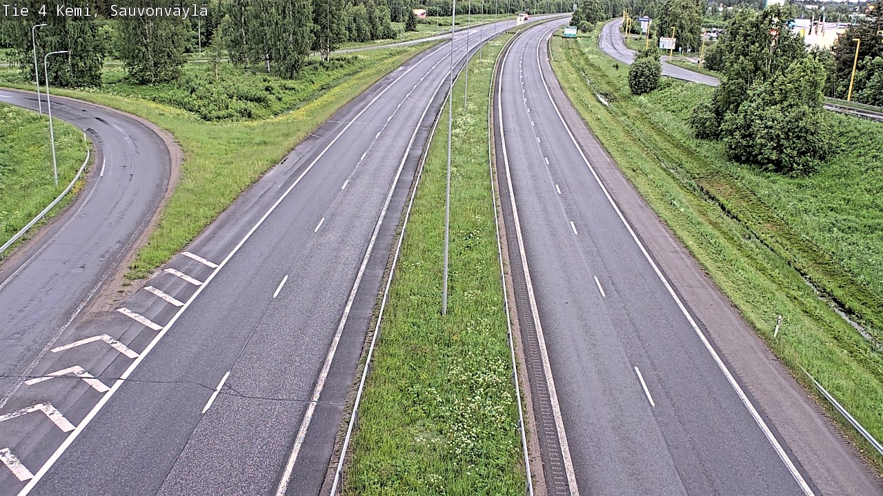Kelikamerat Kuva Tie 4 Kemi, Sauvonväylä, Kemi, Lappi