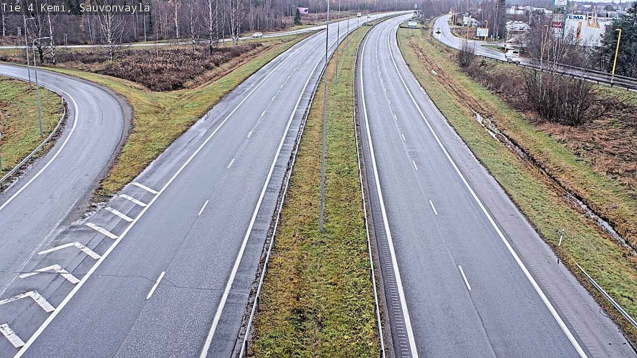 Kelikamerat Kuva Tie 4 Kemi, Sauvonväylä, Kemi, Lappi