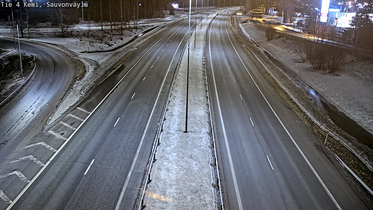 Weather Camera Image Road 4 Kemi, Sauvonväylä, Kemi, Lappi