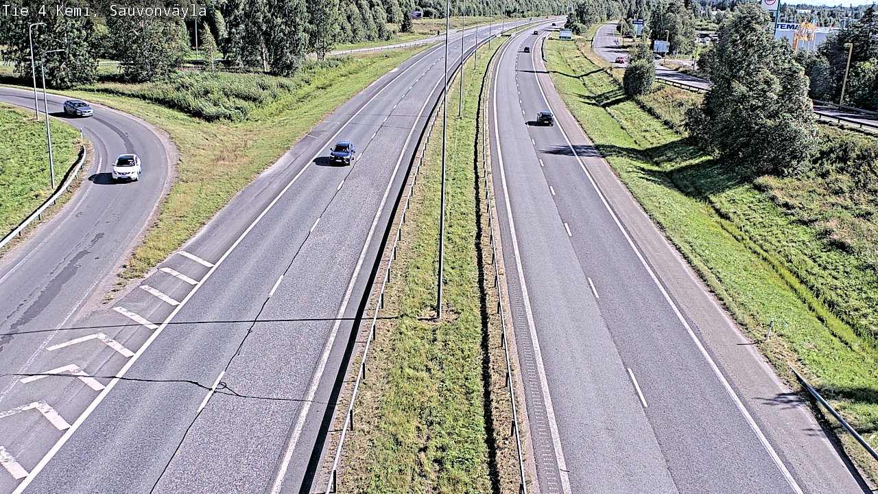 Kelikamerat Kuva Tie 4 Kemi, Sauvonväylä, Kemi, Lappi