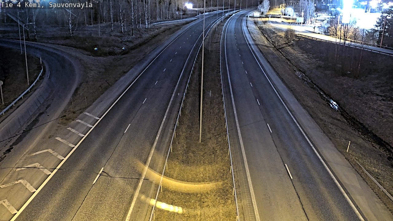 Weather Camera Image Road 4 Kemi, Sauvonväylä, Kemi, Lappi