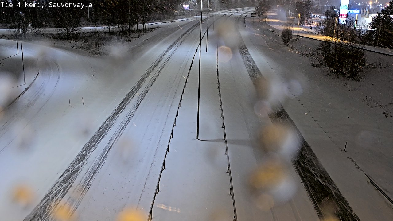 Kelikamerat Kuva Tie 4 Kemi, Sauvonväylä, Kemi, Lappi