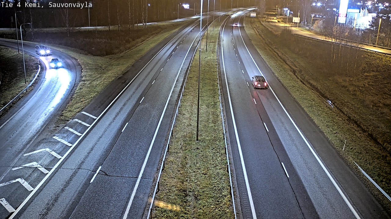 Kelikamerat Kuva Tie 4 Kemi, Sauvonväylä, Kemi, Lappi