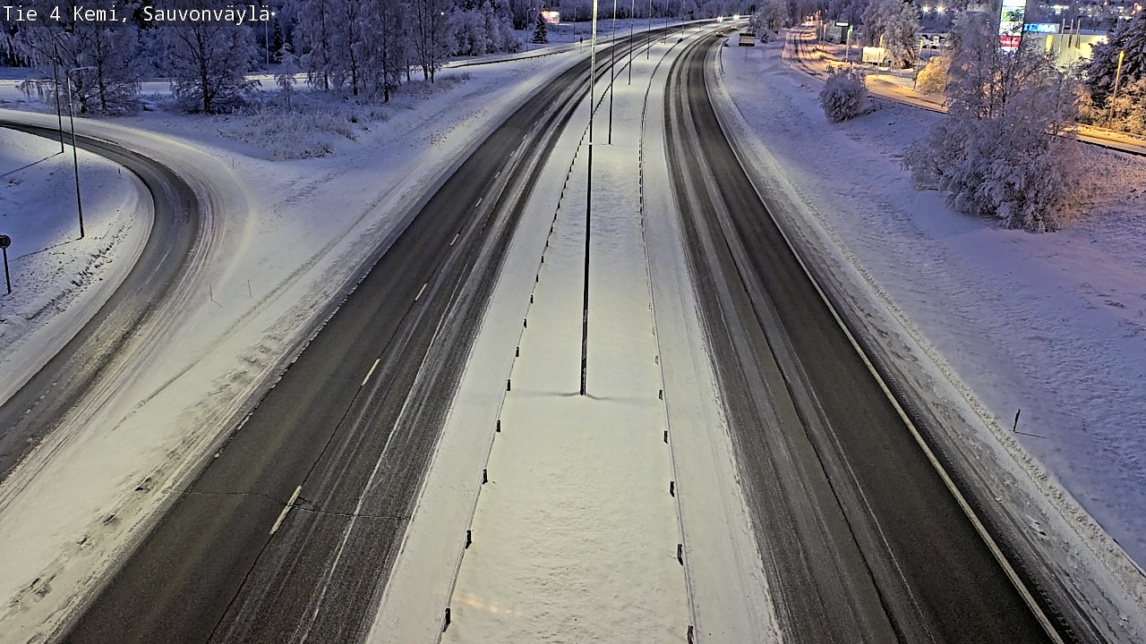 Kelikamerat Kuva Tie 4 Kemi, Sauvonväylä, Kemi, Lappi