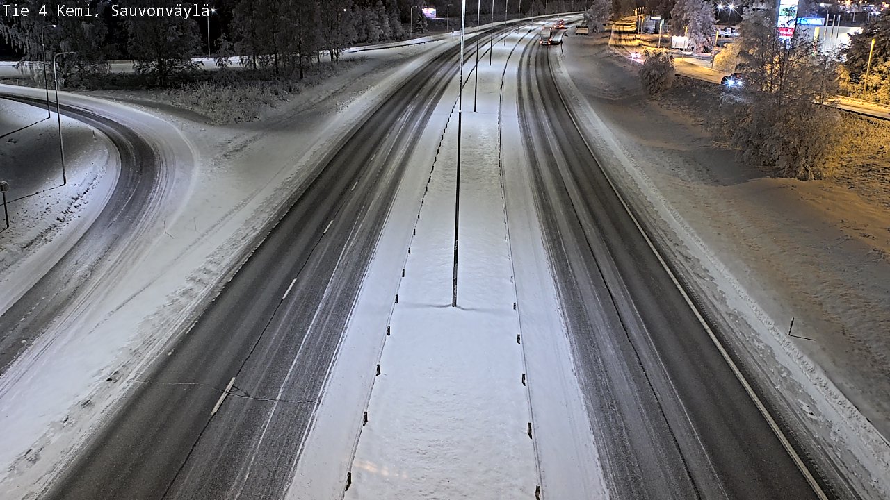 Kelikamerat Kuva Tie 4 Kemi, Sauvonväylä, Kemi, Lappi