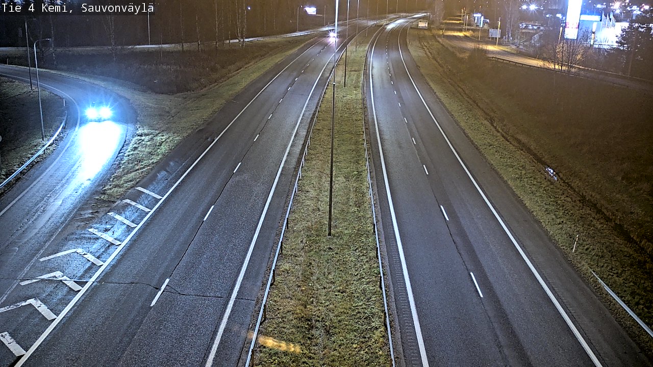 Kelikamerat Kuva Tie 4 Kemi, Sauvonväylä, Kemi, Lappi