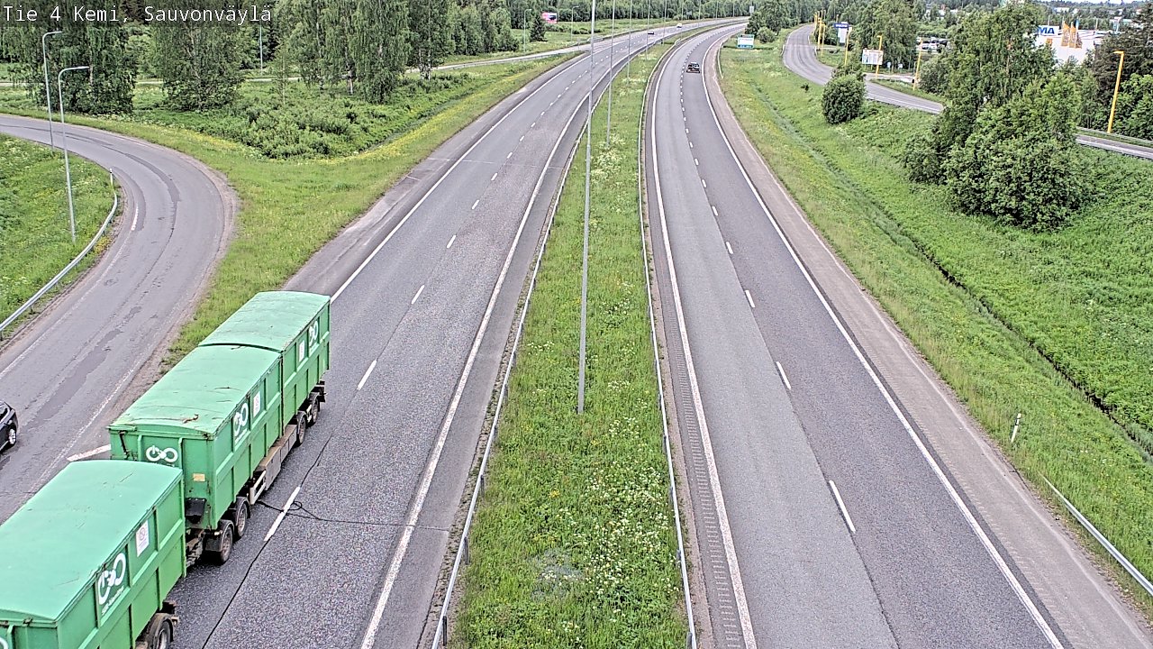 Kelikamerat Kuva Tie 4 Kemi, Sauvonväylä, Kemi, Lappi