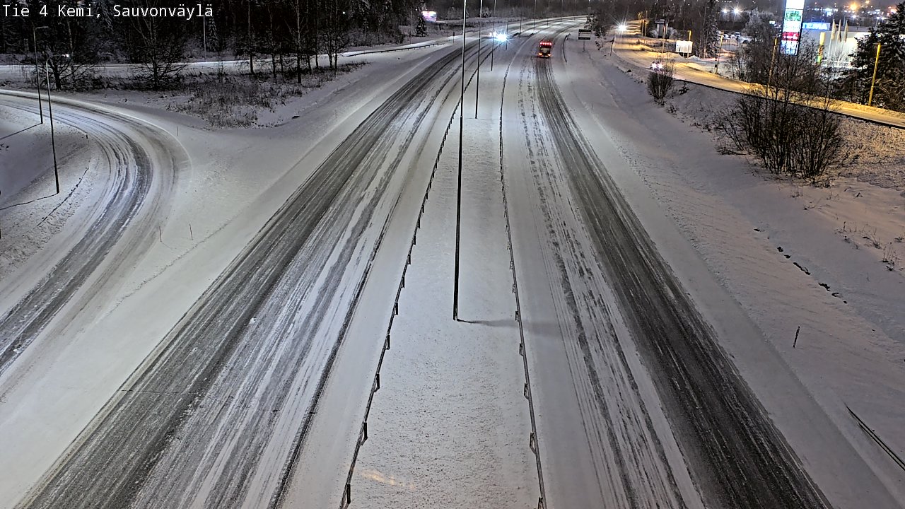 Kelikamerat Kuva Tie 4 Kemi, Sauvonväylä, Kemi, Lappi
