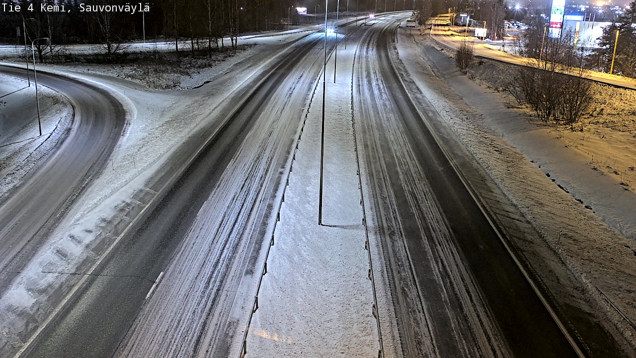 Weather Camera Image Road 4 Kemi, Sauvonväylä, Kemi, Lappi