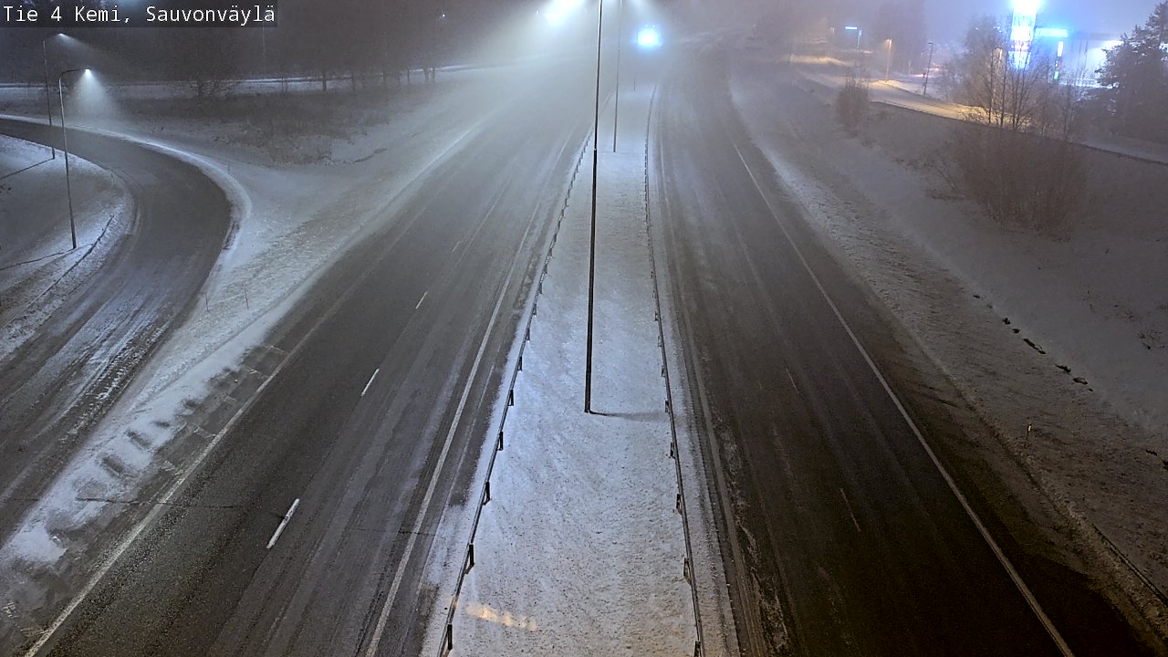 Weather Camera Image Road 4 Kemi, Sauvonväylä, Kemi, Lappi