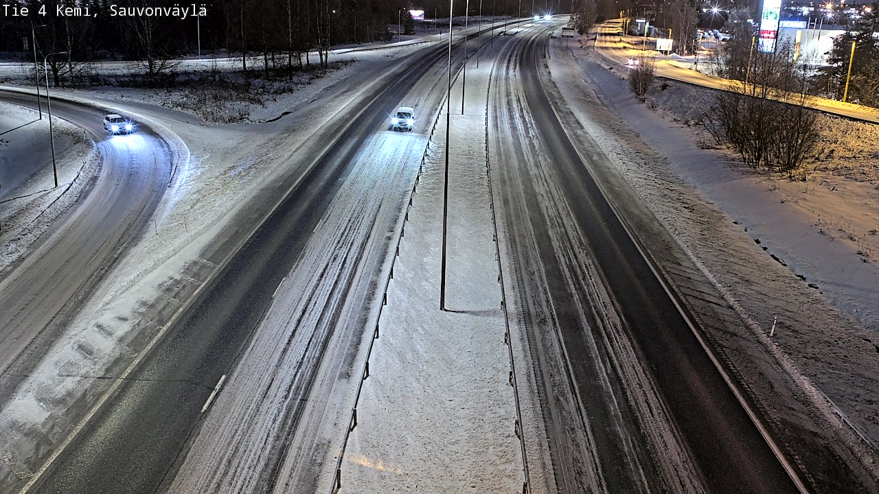Weather Camera Image Road 4 Kemi, Sauvonväylä, Kemi, Lappi