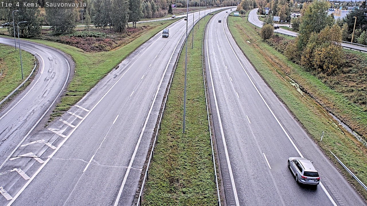 Kelikamerat Kuva Tie 4 Kemi, Sauvonväylä, Kemi, Lappi